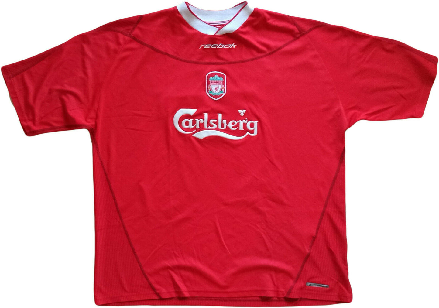 shirt liverpool Gerrard Reebok 2002 2003 carlsberg home shirt maglia PLAYER