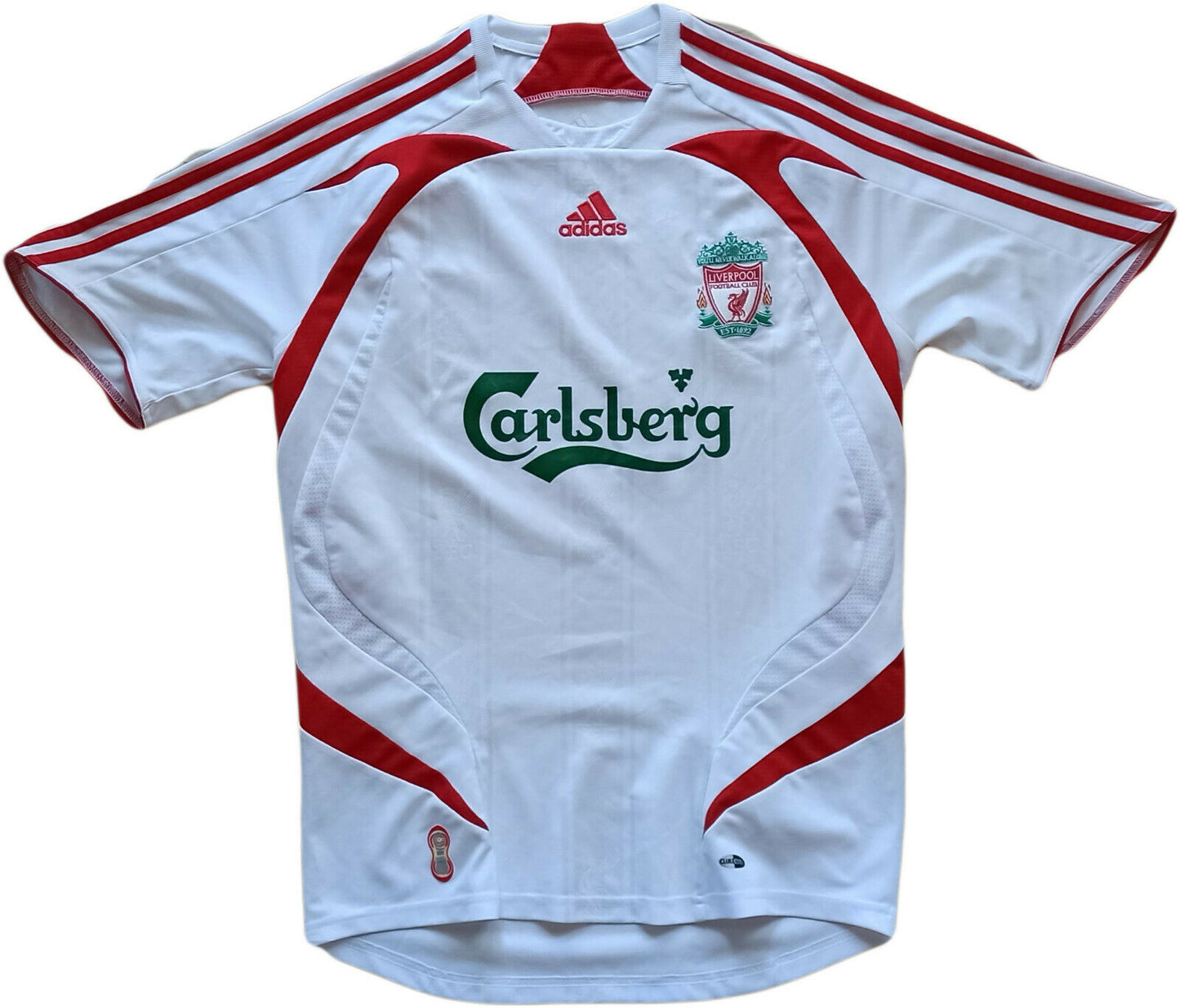 shirt liverpool Gerrard Adidas 2007 2008 carlsberg home shirt maglia PLAYER