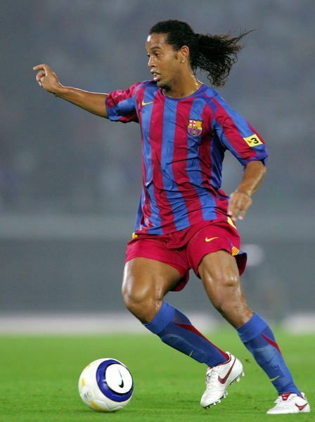 maglia Ronaldinho away Player Issue Barca #10 NIKE 2005 2006 shirt jersey M