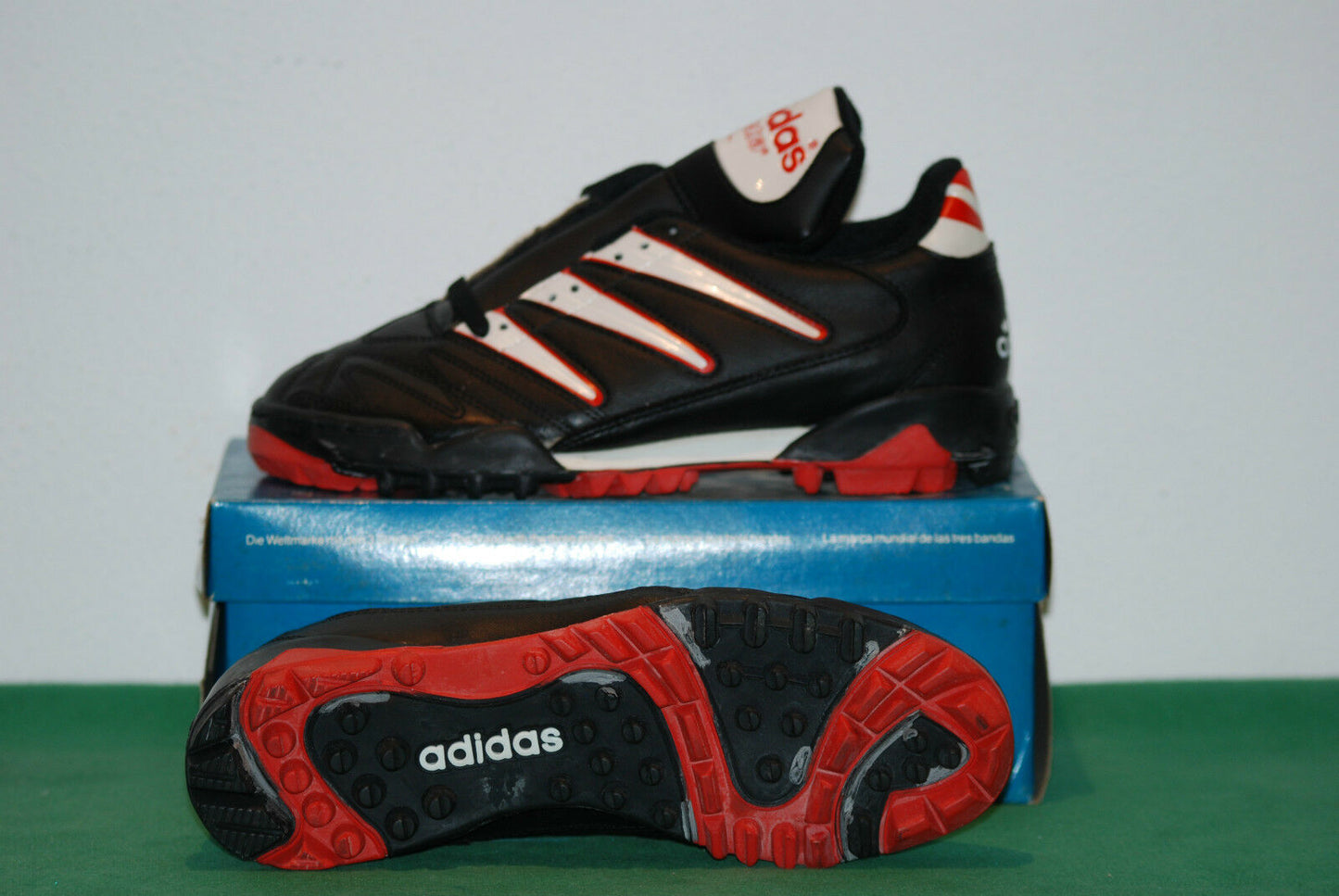 vintage adidas futsal indoor shoes QUESTRA TEAM cities 70 80 deadstock NOS BNWT