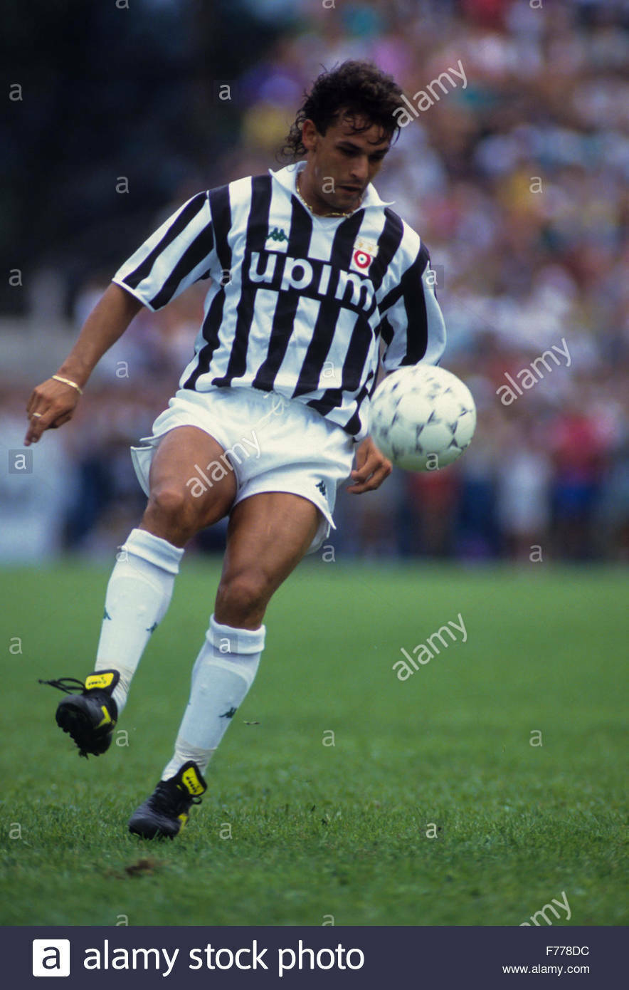 maglia juventus Baggio Roberto Home L 1990-91 calcio upim Kappa jersey worn