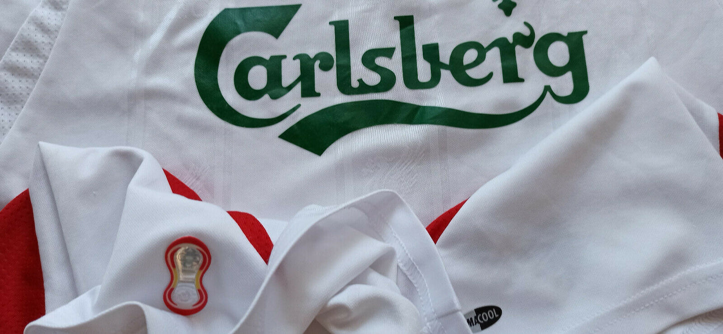 shirt liverpool Gerrard Adidas 2007 2008 carlsberg home shirt maglia PLAYER