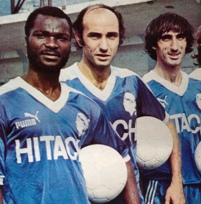 Maillot Bastia Vintage puma 1984 roger milla Uefa MAGLIA TRIKOT SHIRT worn