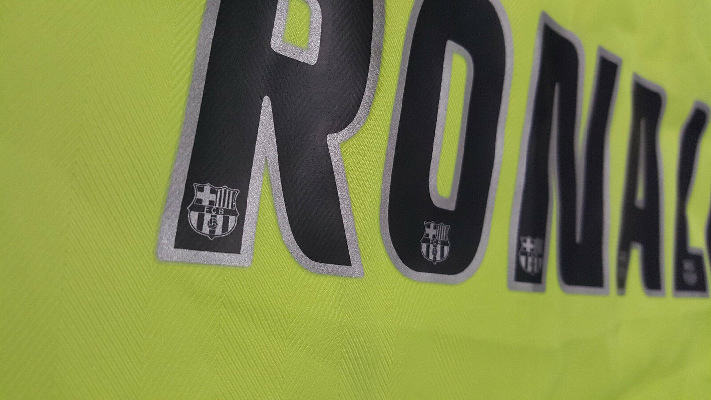 maglia Ronaldinho away Player Issue Barca #10 NIKE 2005 2006 shirt jersey M