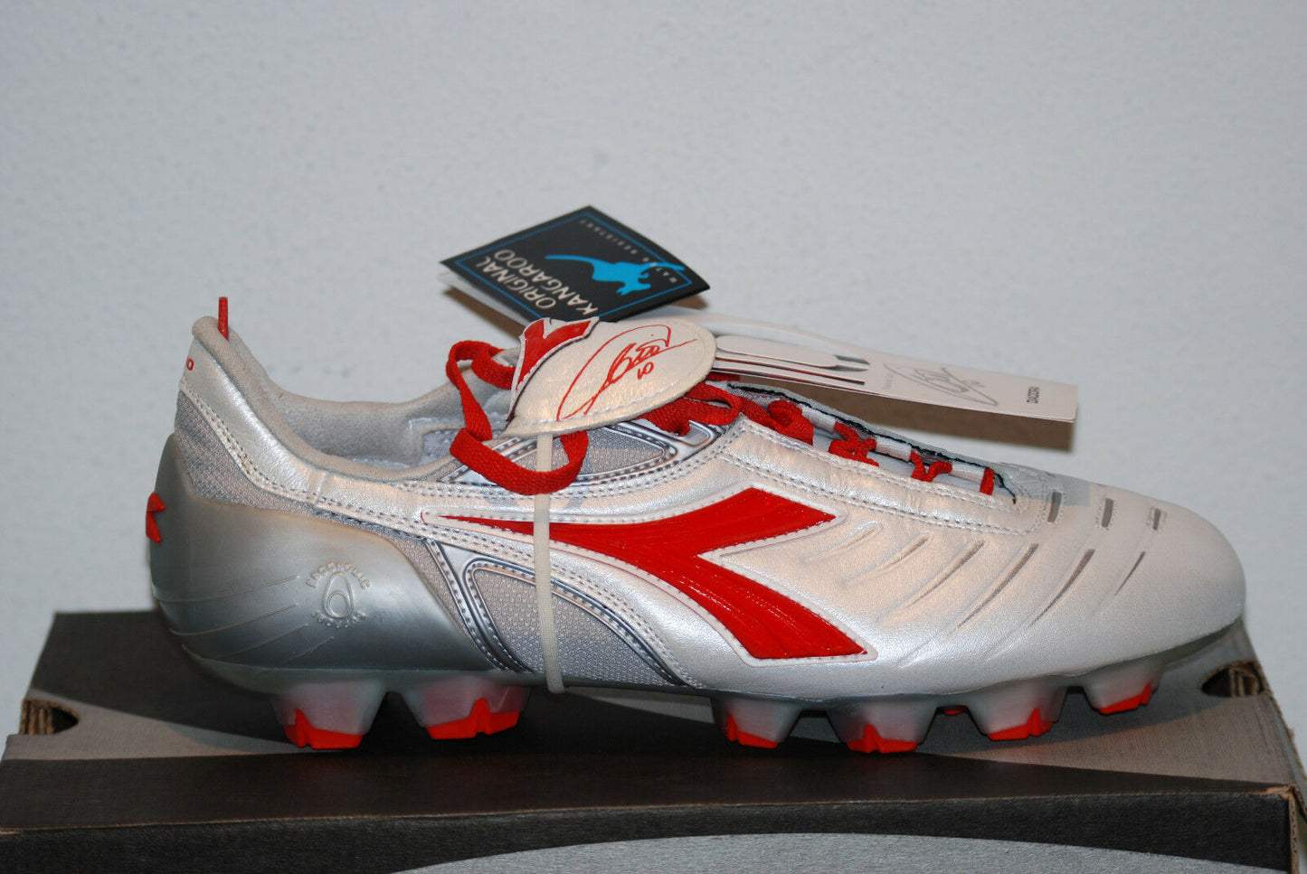 match worn roma TOTTI PRO RTX KANGAROO LEATHER vintage boots scarpini roma 2004