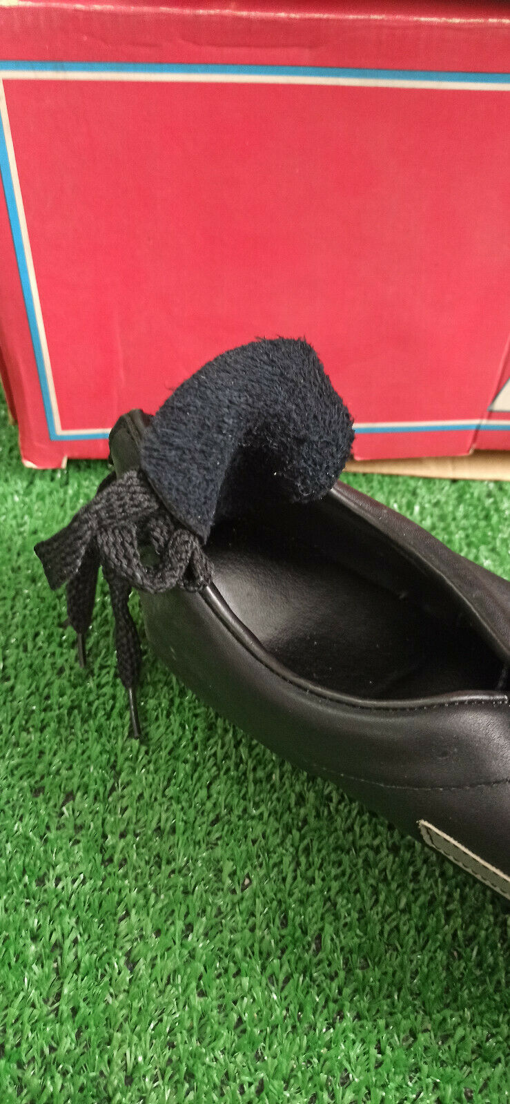 scarpe calcio vintage RAYMOND KOPA Real Madrid SUPER France NOEL rare boots 45