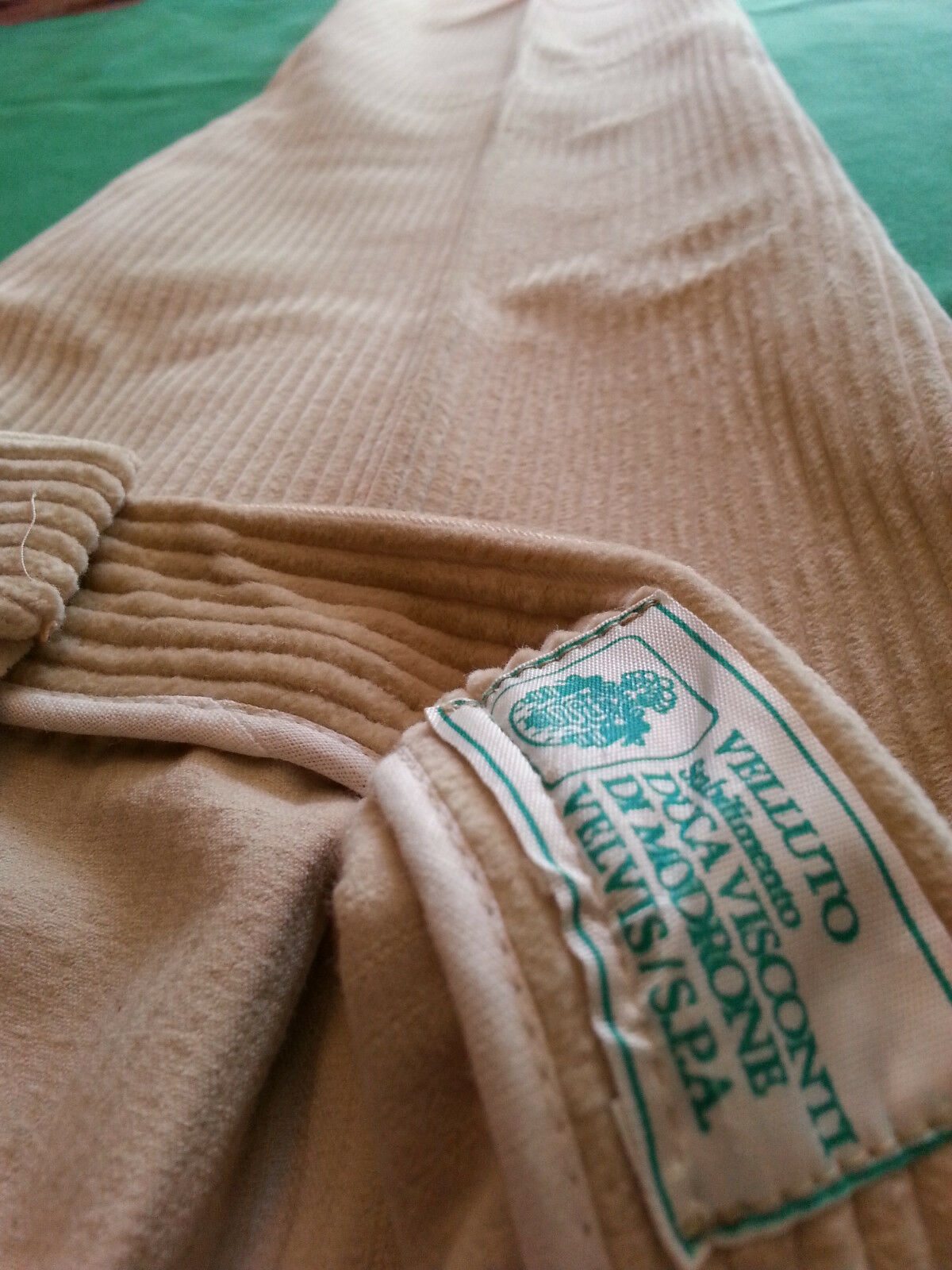 Pantalone Uomo Velluto Duca Visconti di Modrone ducaflex VINTAGE ANNI 80 NUOVI