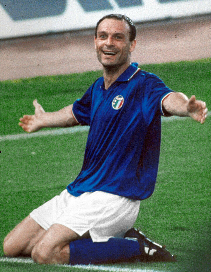 scarpe calcio Italia 1990 SCHILLACI Bomber vintage footbal shoes botas