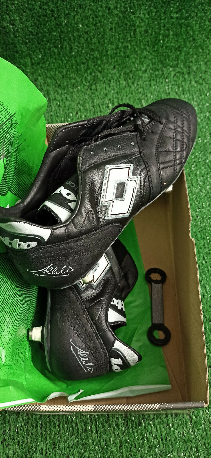 scarpe calcio lotto vintage football boots IN ALBERTINI 6 PROFESSIONAL shoes