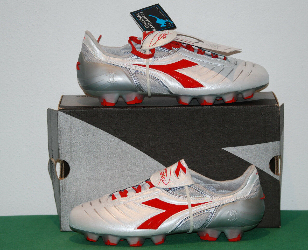 match worn roma TOTTI PRO RTX KANGAROO LEATHER vintage boots scarpini roma 2004