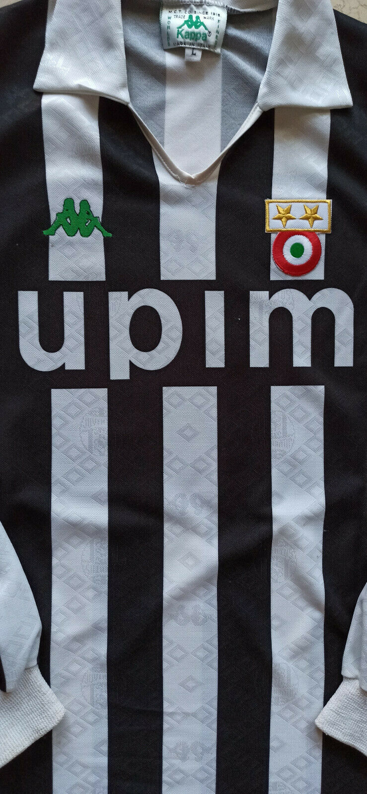 maglia juventus Baggio Roberto Home L 1990-91 calcio upim Kappa jersey worn