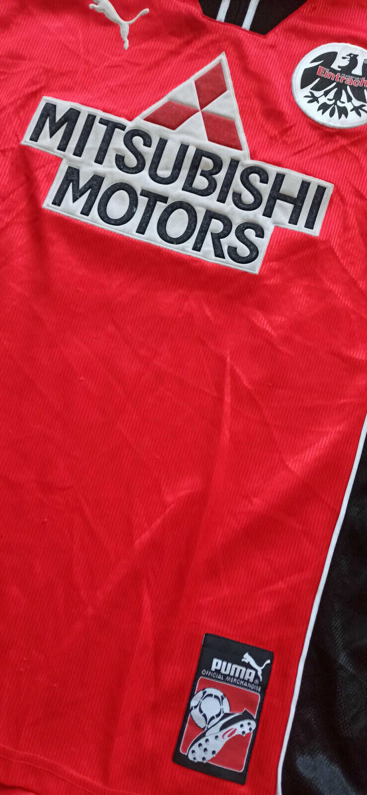 maglia trikot eintacht Frankfurt Francoforte Mitsubishi calcio Puma DA SILVA