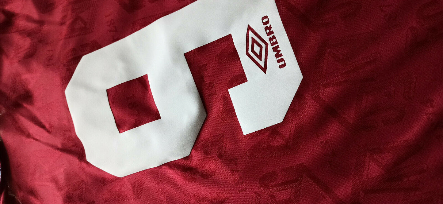 shirt Aston VIlla Umbro 1992-93 vintage *TOP* Mita Away Shirt Copier copiers L