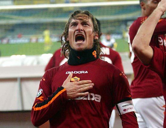 FRANCESCO TOTTI no MATCH WORN BOOTS SCARPINI ROMA MAGLIA SHIRT tiempo legend