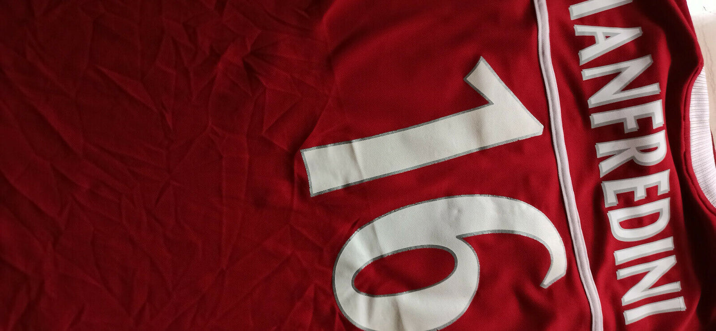 maglia Perugia Manfredini 2002 2003 TOYOTA Galex player issued friendly XL