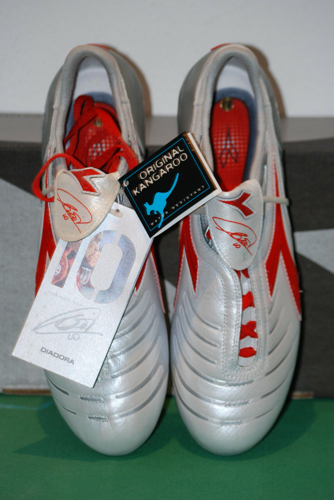 match worn roma TOTTI PRO RTX KANGAROO LEATHER vintage boots scarpini roma 2004