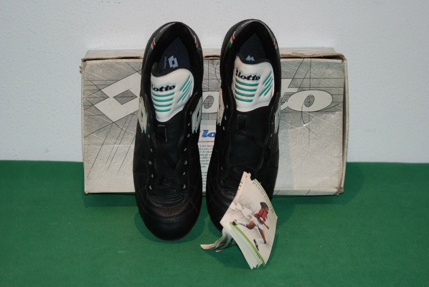 lotto vintage GULLIT GO SAN PAOLO soccer boots milan holland italia 90 deadstock