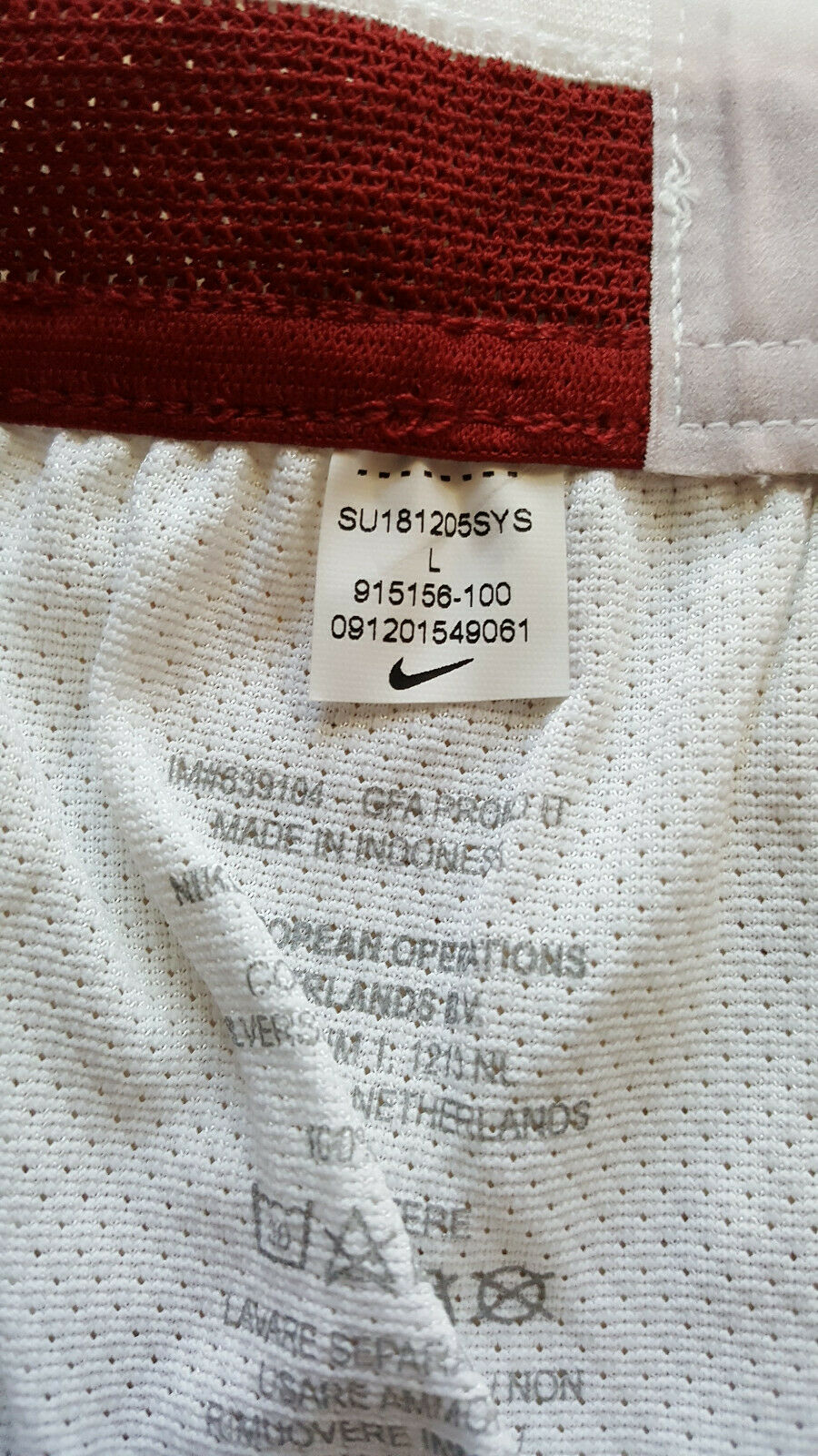 roma worn player issue kluivert #99 nike shorts 2019-2020 pantaloncini magazzino