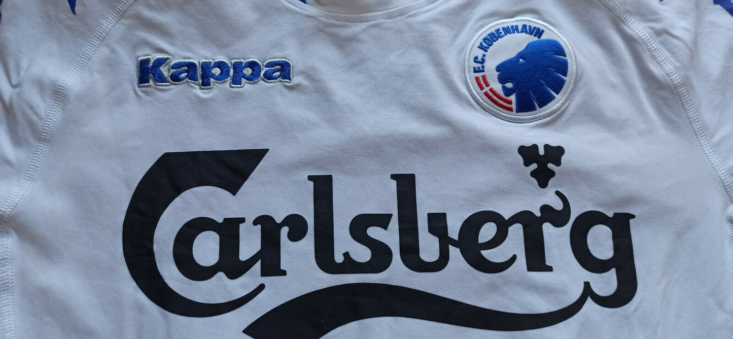 maglia calcio vintage Kappa Kobenhaven Copenaghen Carlsberg Gronkjaer match worn