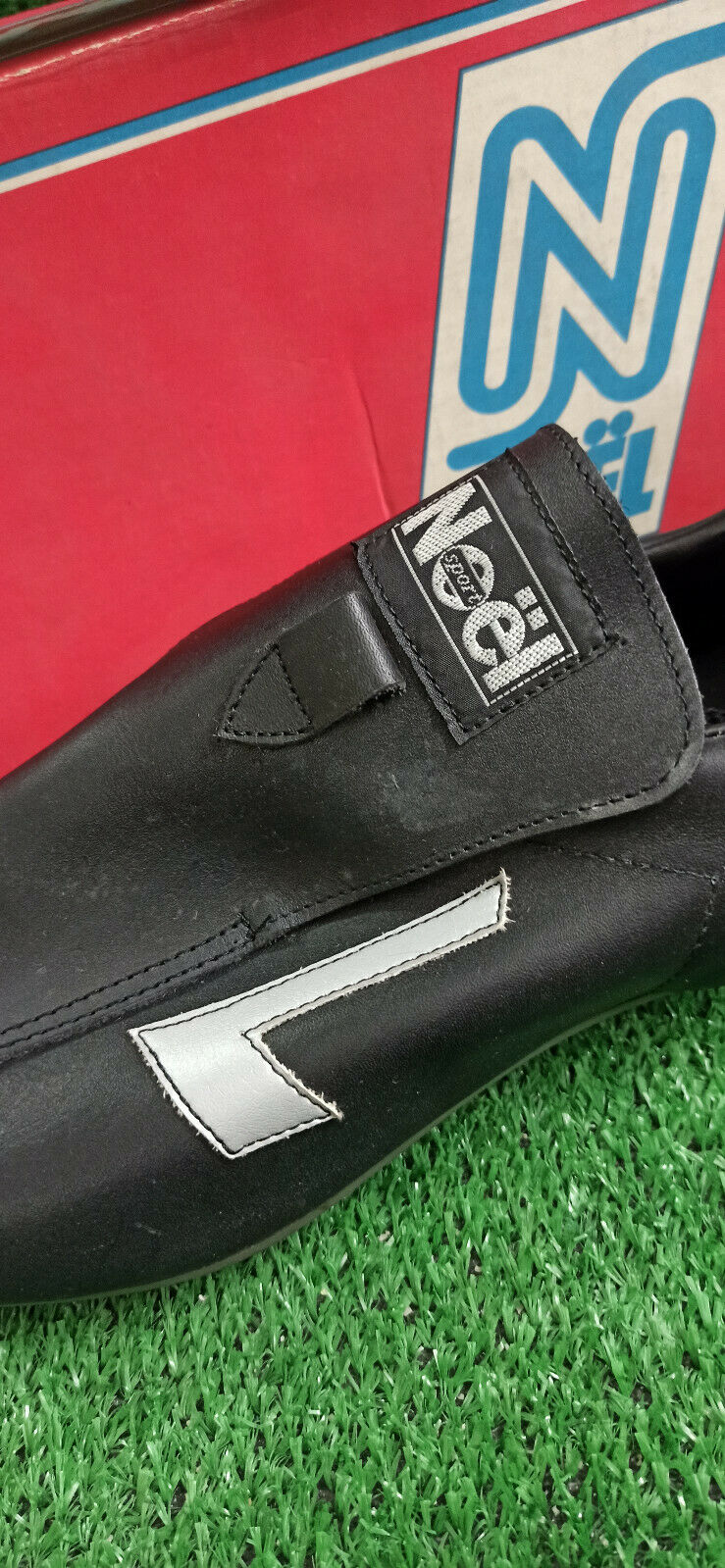 scarpe calcio vintage RAYMOND KOPA Real Madrid SUPER France NOEL rare boots 45