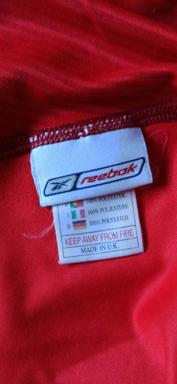 shirt liverpool Gerrard Reebok 2002 2003 carlsberg home shirt maglia PLAYER