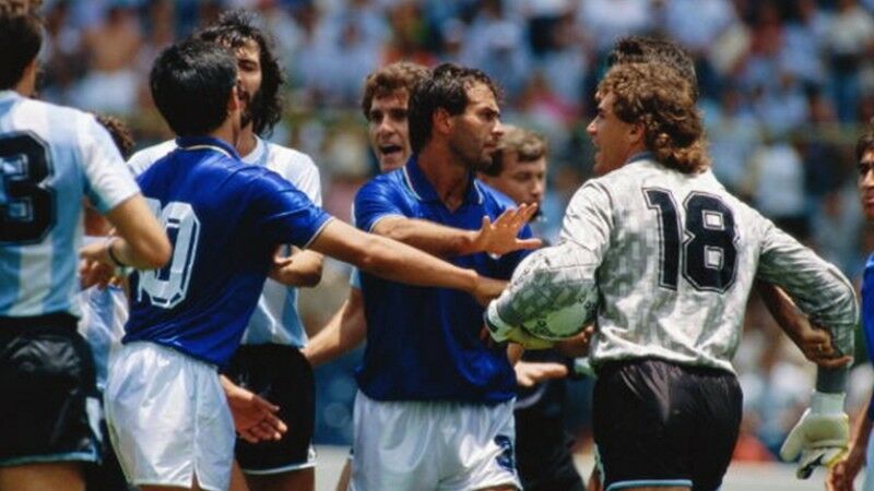 Maglia italia 1986 diadora mexico 86-88 Baggio match worn tags L vintage