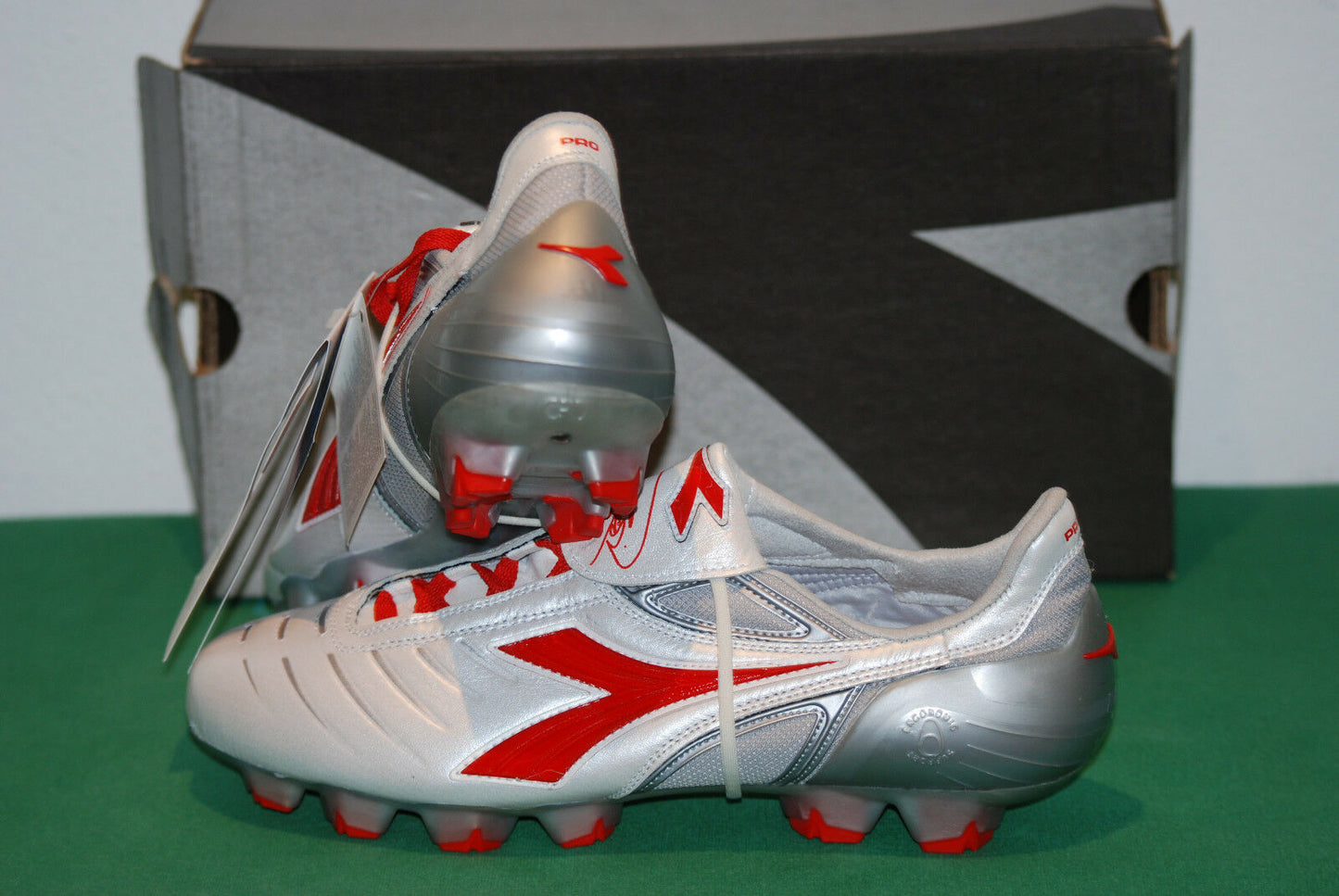 match worn roma TOTTI PRO RTX KANGAROO LEATHER vintage boots scarpini roma 2004