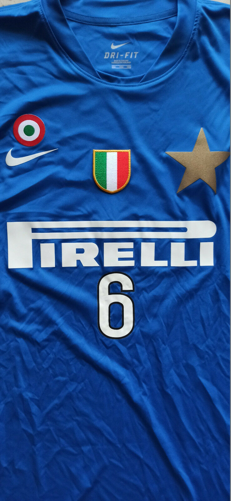 Maglia match worn Inter allenamento LUCIO pre match Pirelli Triplete 2010/11