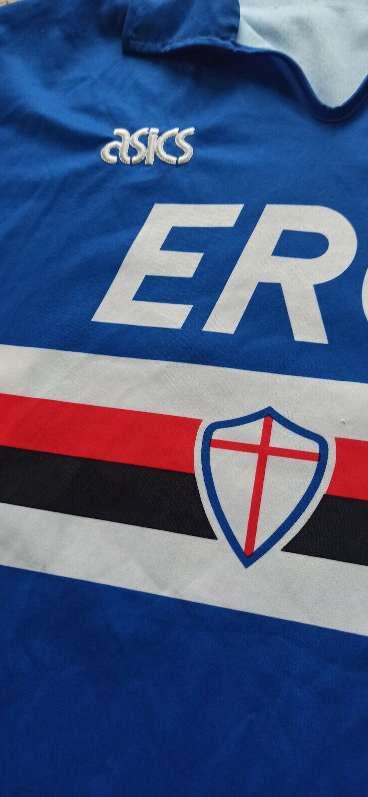 maglia Sampdoria asics 1991 1992 Mancini jersey football SCUDETTO vintage shirt