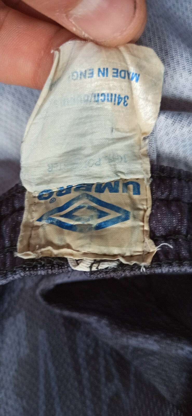 pantaloncini shorts calcio vintage Umbro Ajax 1996-97 third Litmanen Davids 32''