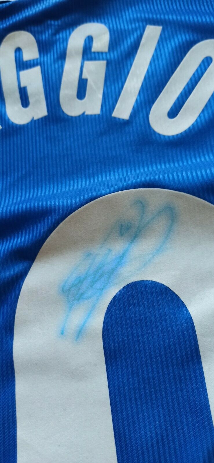 maglia match worn Baggio signed Shirt Brescia 2002 2003 Umbro L Serie A calcio