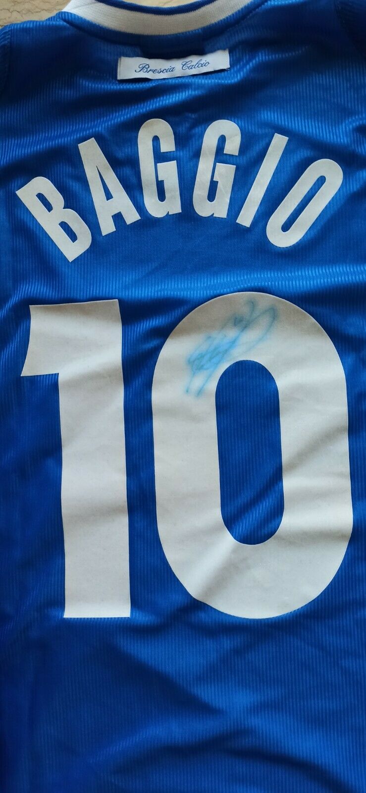 maglia match worn Baggio signed Shirt Brescia 2002 2003 Umbro L Serie A calcio