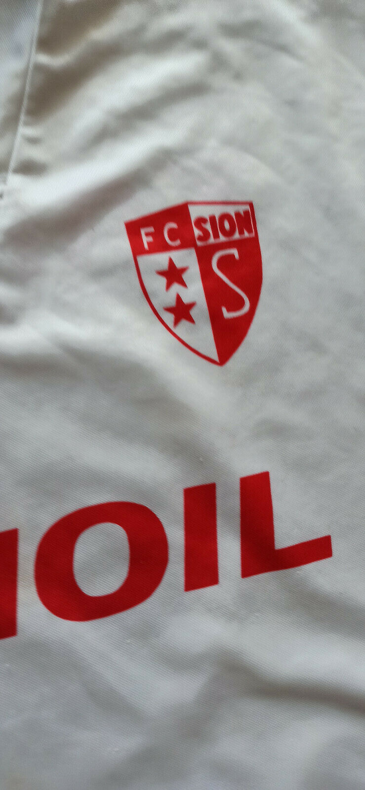 maglia calcio vintage Adidas Equipment match worn Sion switzerland Tamoil 1993