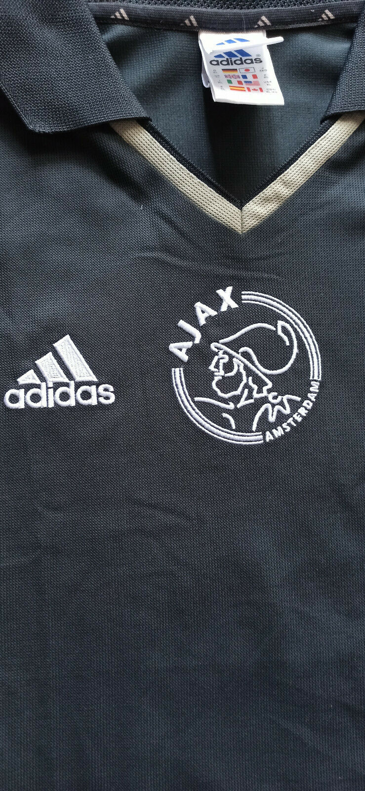 maglia calcio vintage ajax Ibrahimovic 2001 2002 amro vintage adidas jersey