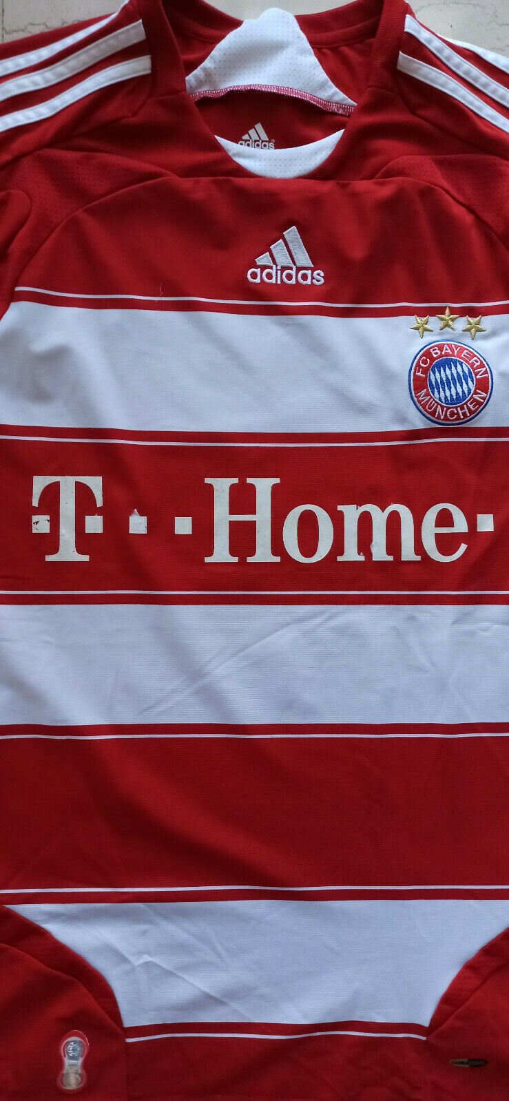 maglia Toni calcio Bayern Monaco vintage adidas 2006 2007 Munich Home Shirt