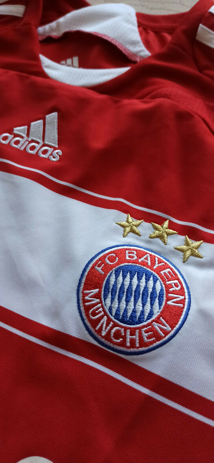 maglia Toni calcio Bayern Monaco vintage adidas 2006 2007 Munich Home Shirt