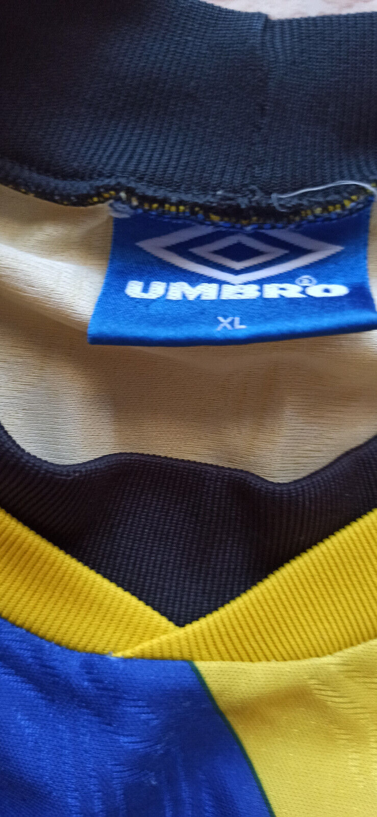 maglia calcio vintage AC Parma training Umbro parmalat Zola XL allenamento shirt