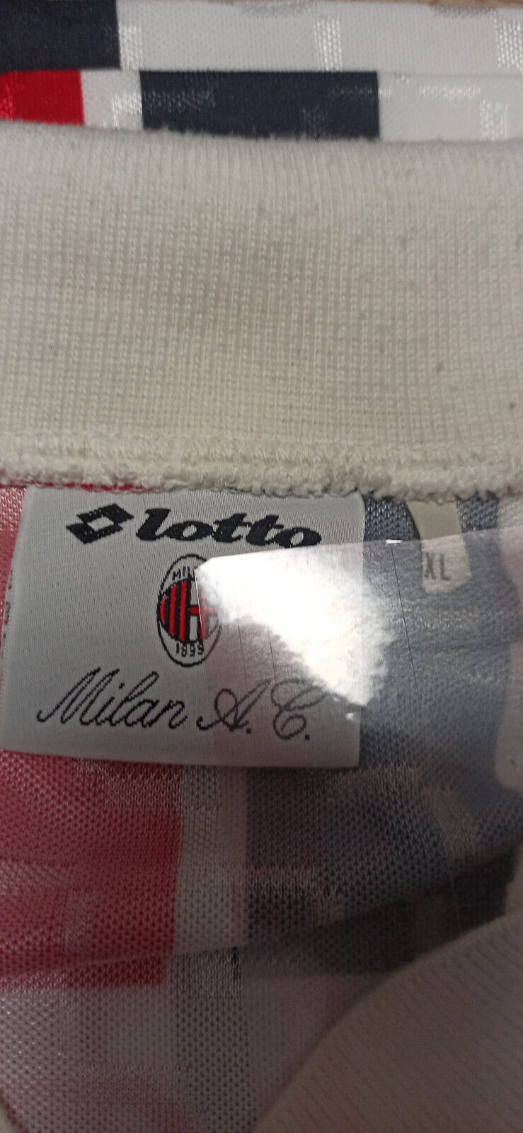 maglia calcio vintage AC Milan UEFA Cup 1995 1996 Roberto Baggio Opel XL player