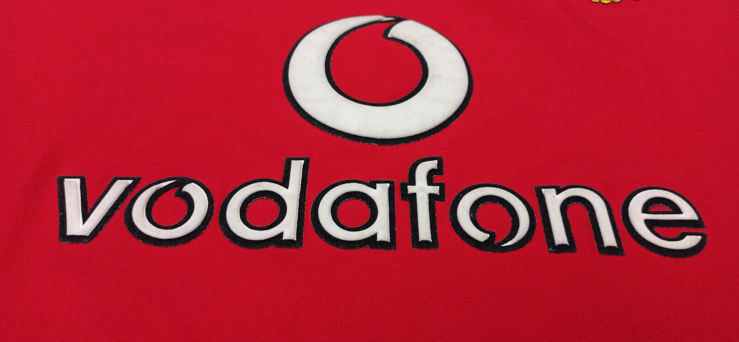 maglia calcio Cristiano Ronaldo manchester united 2002 2003 Vodafone CR7 XL