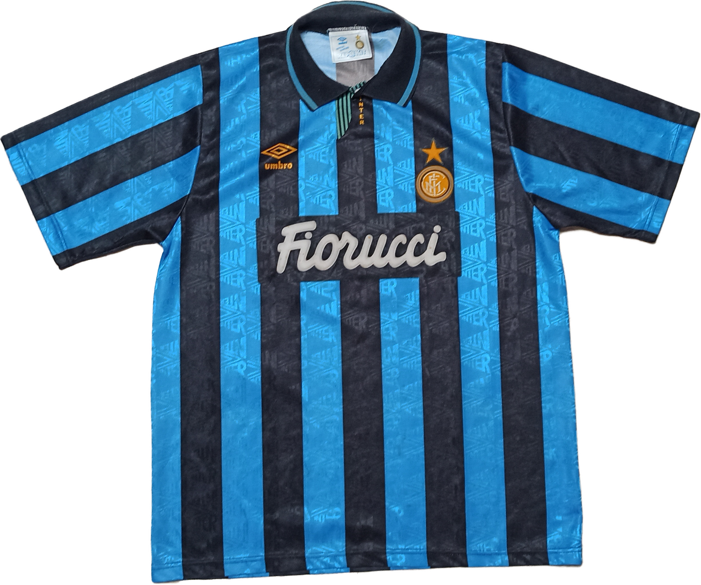 maglia inter vintage Umbro 1991 1992 FITGAR home shirt Sergio BATTISTINI
