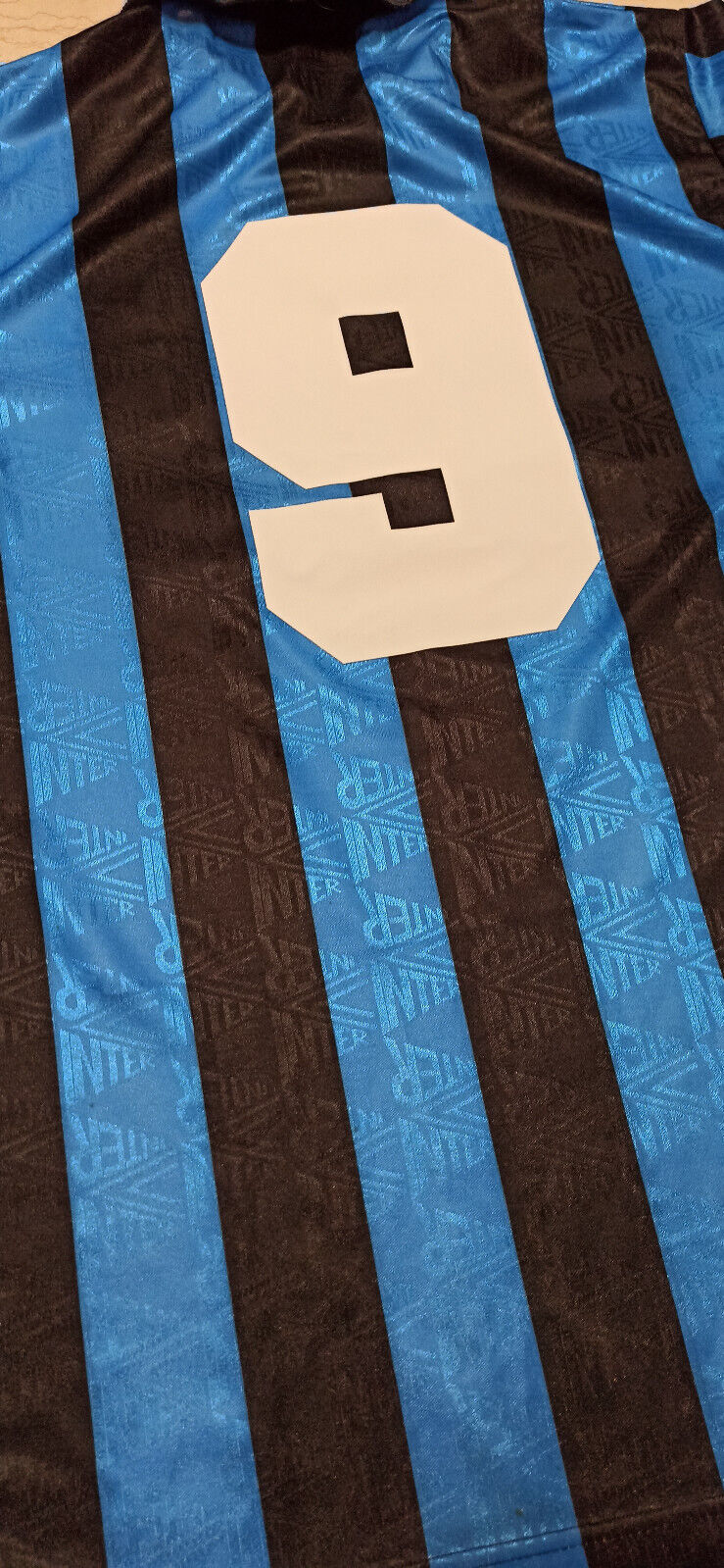 maglia inter vintage Umbro 1991 1992 FITGAR home shirt Sergio BATTISTINI