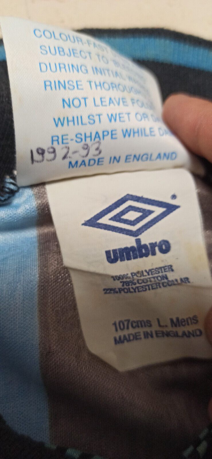 maglia inter vintage Umbro 1991 1992 FITGAR home shirt Sergio BATTISTINI