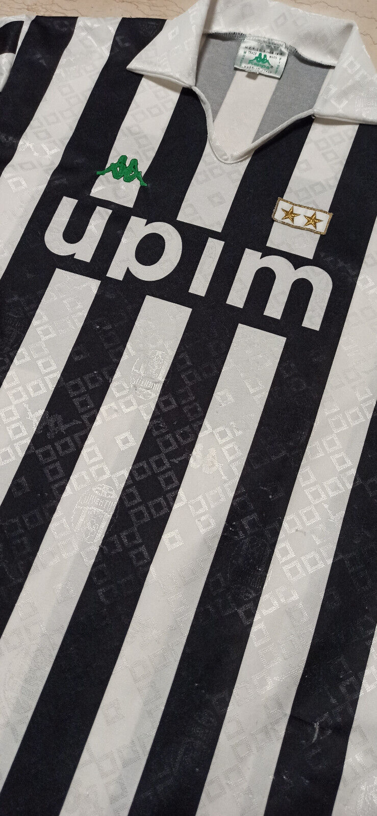 maglia juventus Baggio Roberto Home L 1991-92 calcio upim Kappa jersey worn