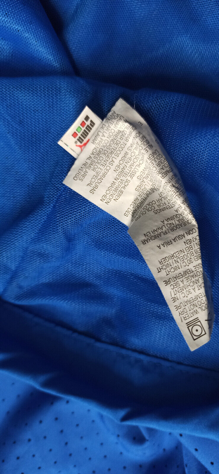 maglia calcio italia puma 2006 training jacket giacca match worn allenamento XL