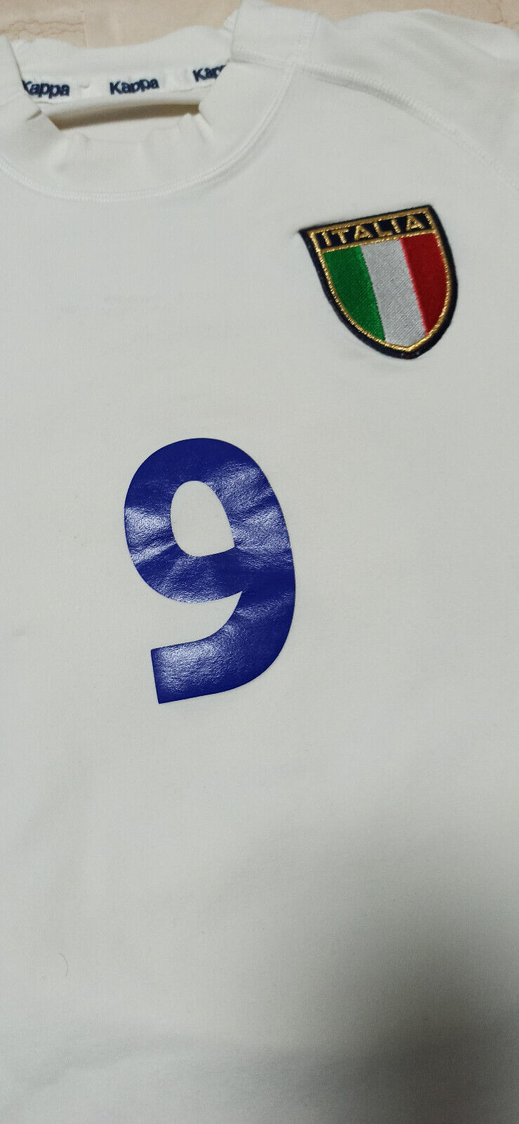 maglia calcio vintage Italia Kappa DEL PIERO Euro 2000 away 87%13 MATCH