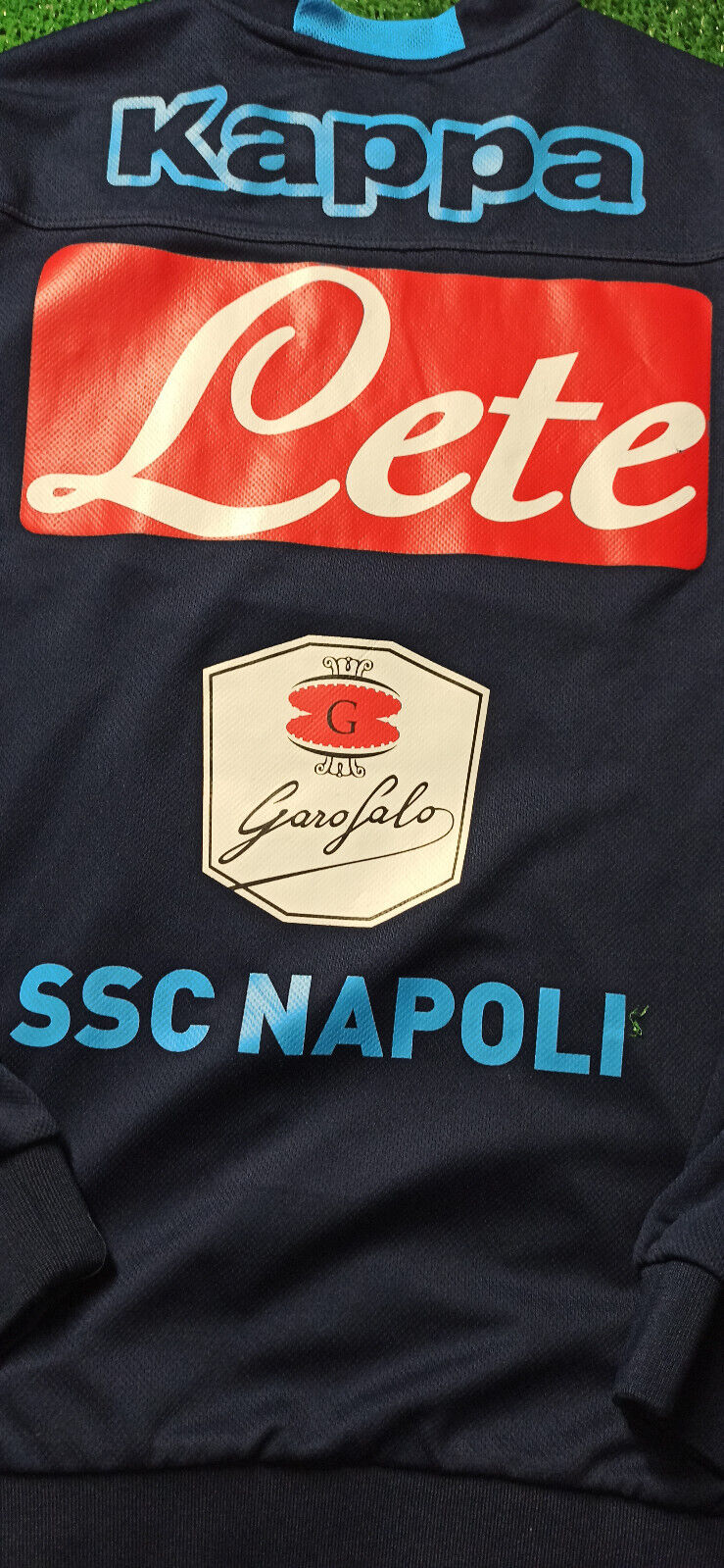 match worn felpa maglia calcio vintage Napoli Calcio Kappa 2018 training
