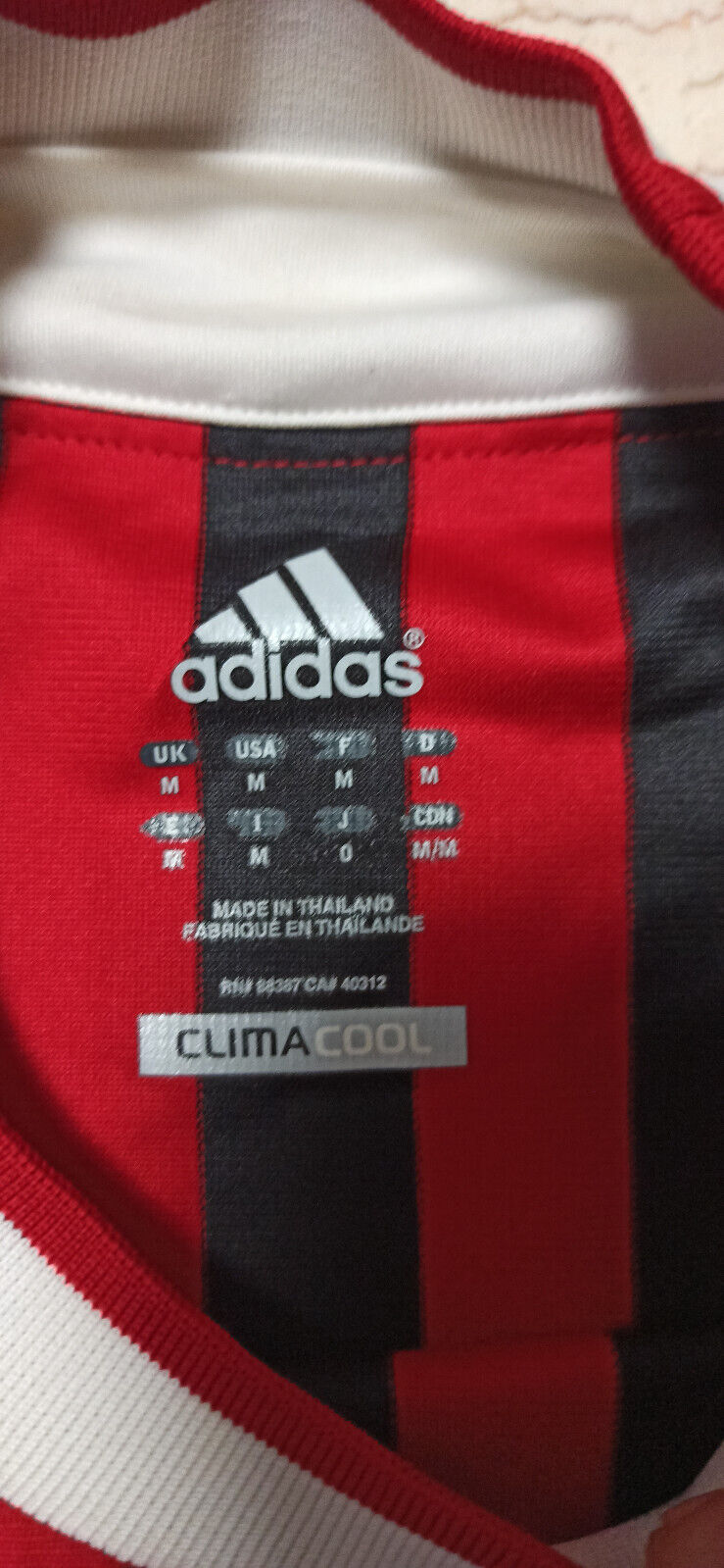 maglia calcio vintage gara AC Milan SEEDORF TECHFIT Adidas Fly Emirates 2011-12