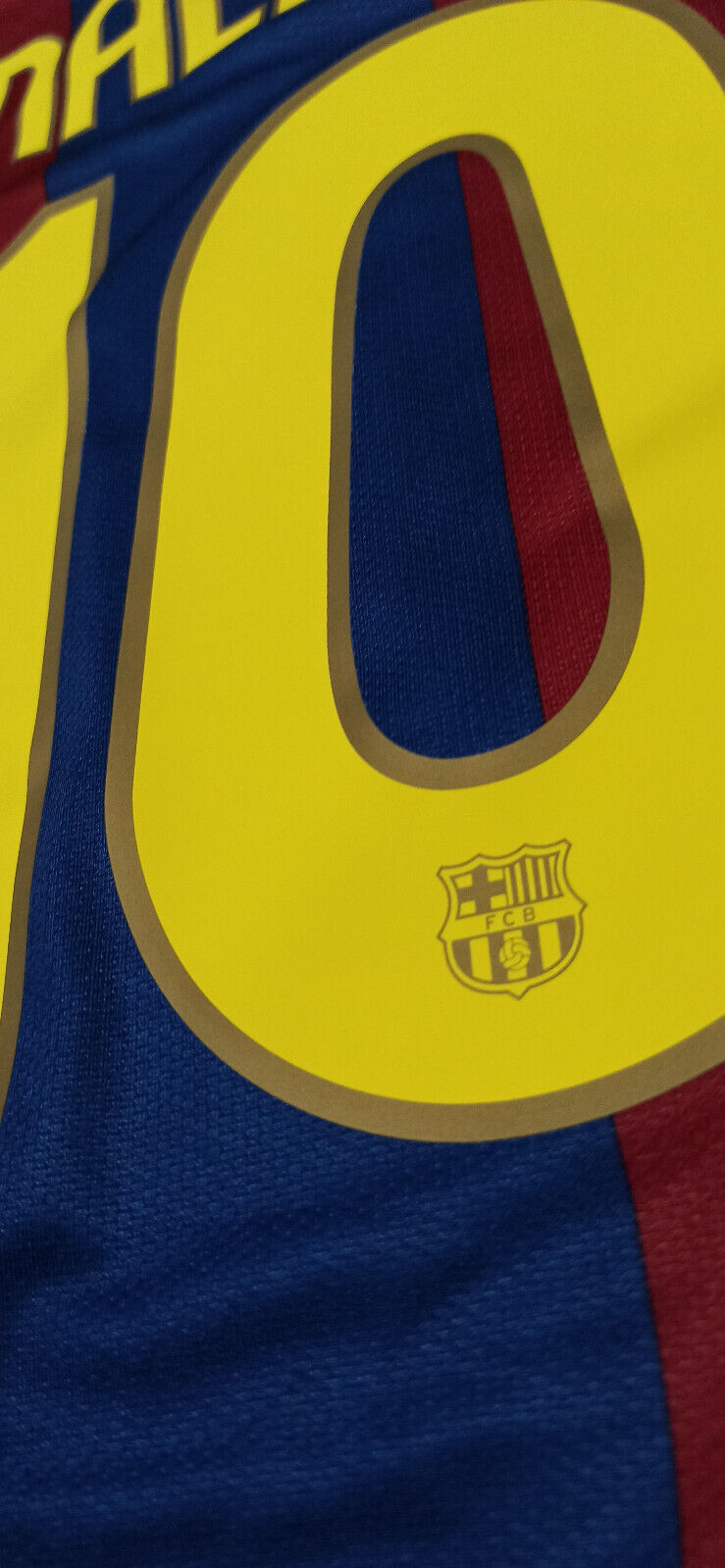 maglia Ronaldinho barcellona home Barca NIKE 2007 2008 shirt camiseta UNICEF