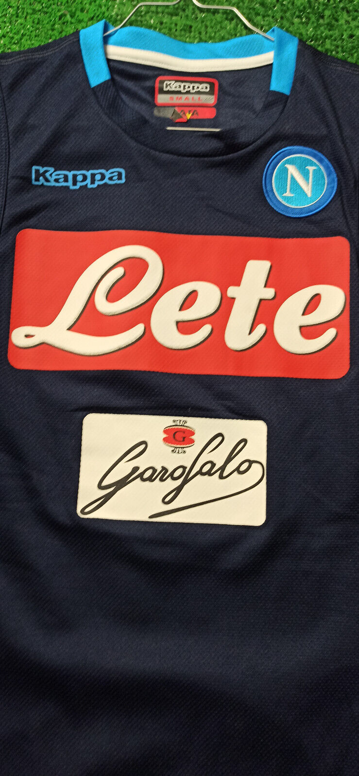 match worn felpa maglia calcio vintage Napoli Calcio Kappa 2018 training
