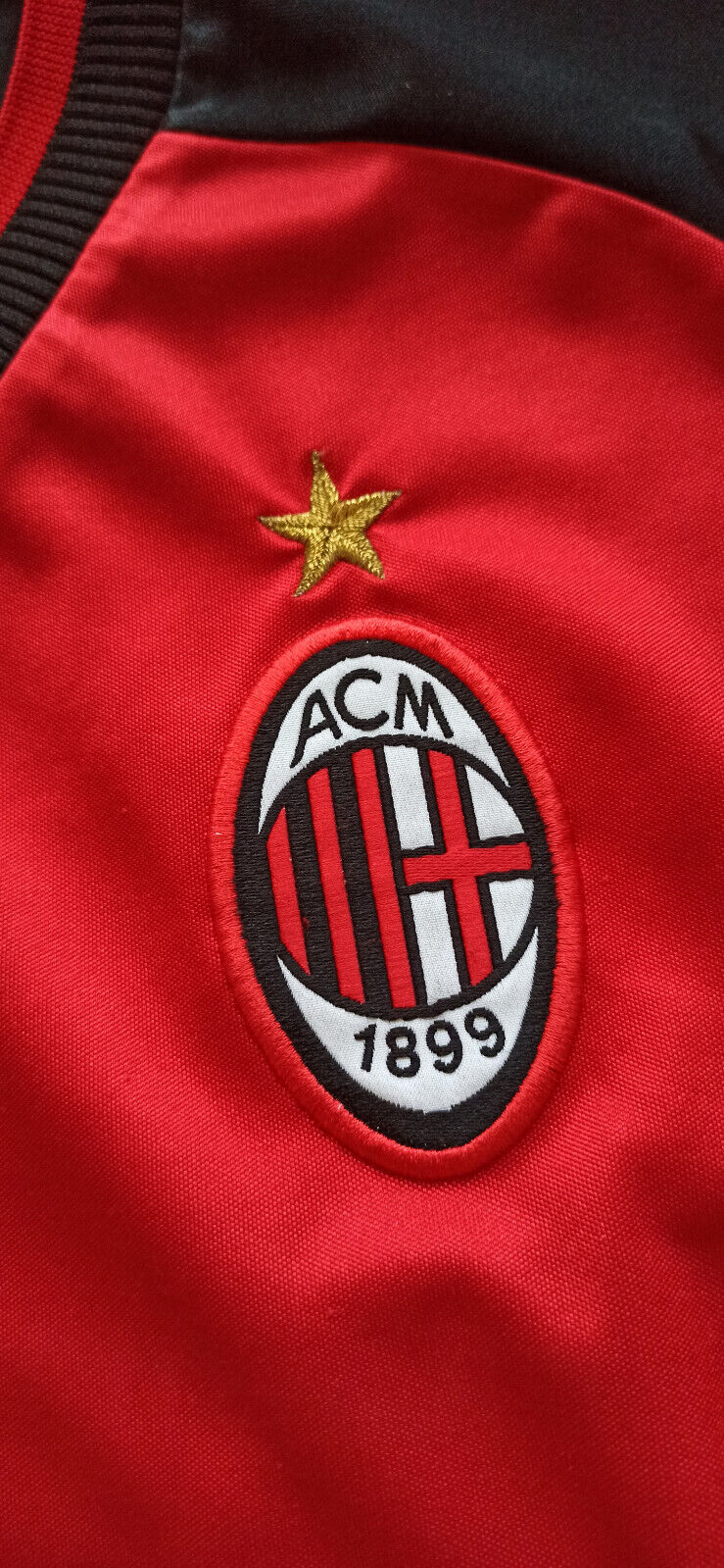 maglia calcio vintage AC Milan training adidas 1999 2000 MALDINI OPEL shirt L